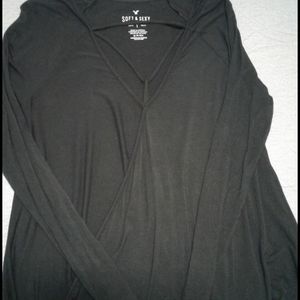 ☮AEO☮ Long Sleeve Sheer top sz S
